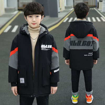 男童加绒外套2025新款派克服
