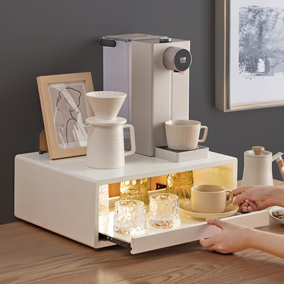 桌面咖啡机置物架摆放台家用水吧