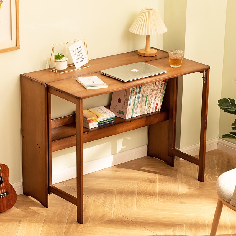 电脑桌台式家用书桌书架一体桌学生学习桌椅组合卧室办公写字桌子