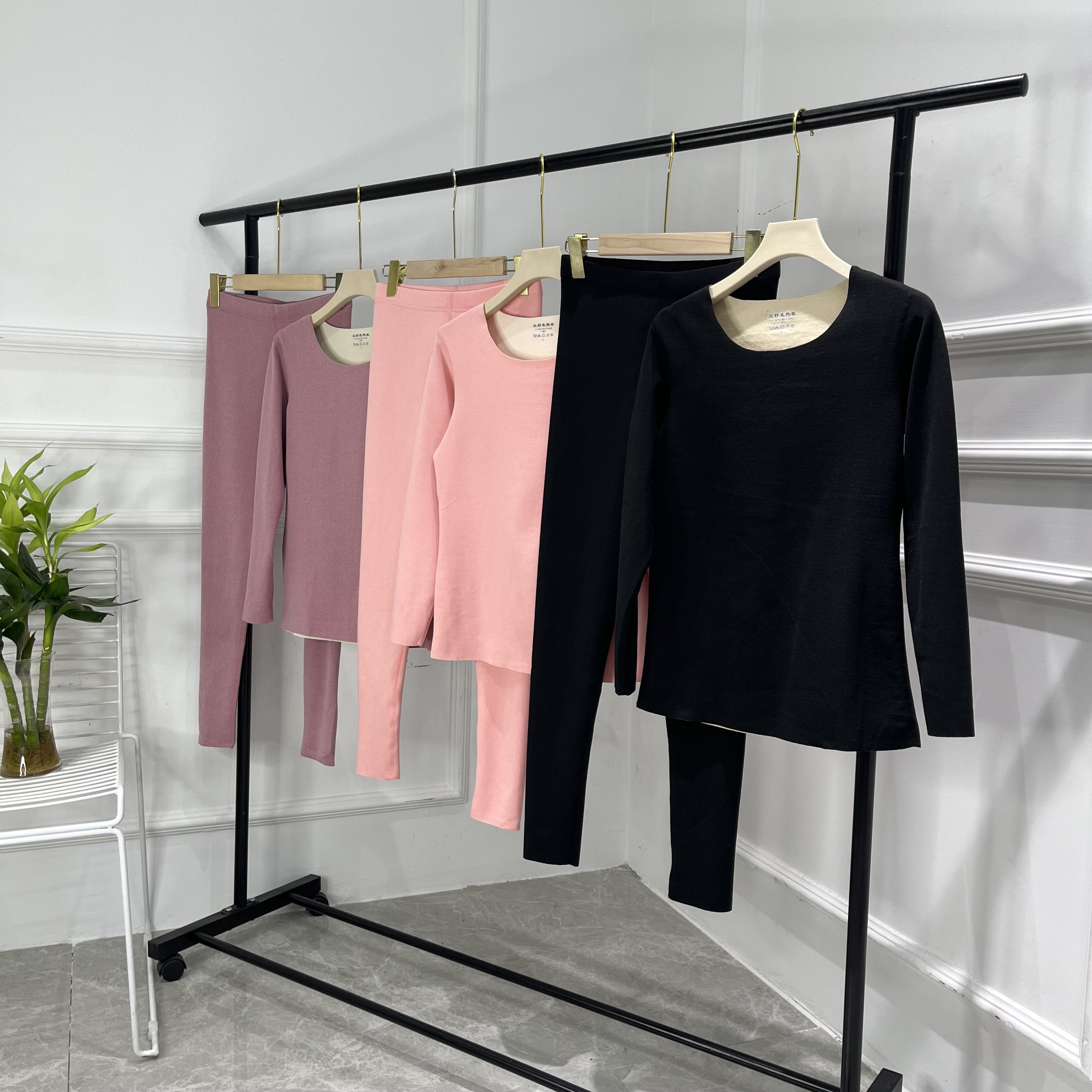 三秒发热女款无痕双面德绒发热保暖套装上衣秋裤保暖套秋冬打底套,女士内衣/男士内衣/家居服,保暖套装,淘宝优惠券,粉丝福利购,淘宝优惠卷