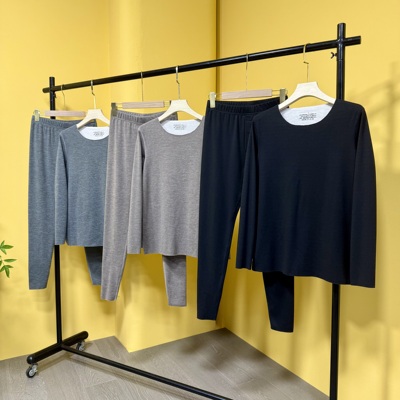 羊绒蚕丝无痕保暖内衣套装