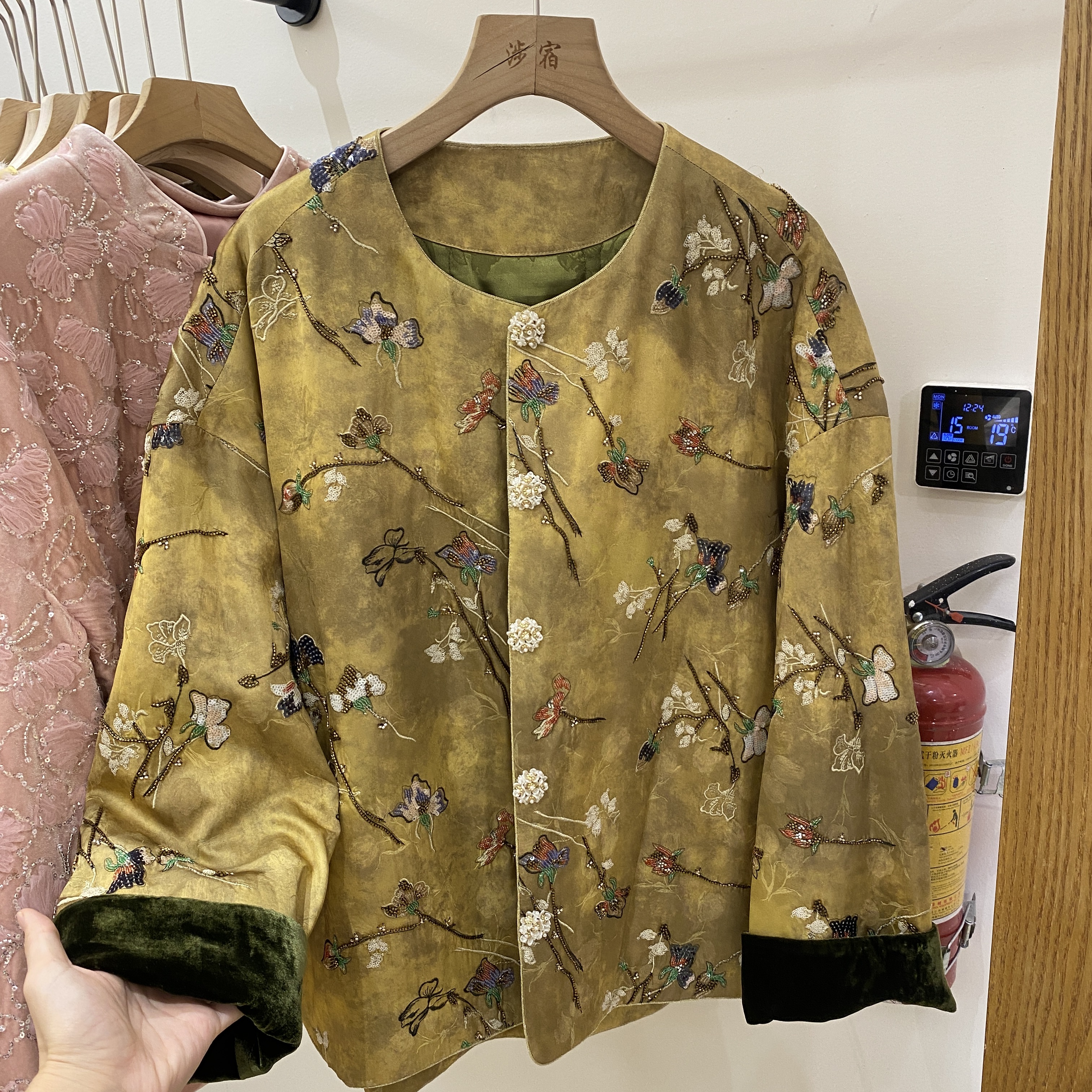 新中式国风复古民族风棉衣