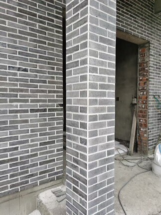 四川成都仿古面砖青砖切片切割青砖片青条砖古建面砖50x230mm