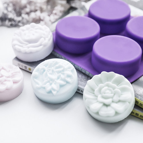 爱皂坊四连绣球花diy易脱模出DIY