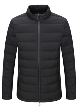 SF335圣秋冬男薄款羽绒服 白鸭绒商务休闲保暖防风外套 时尚都市