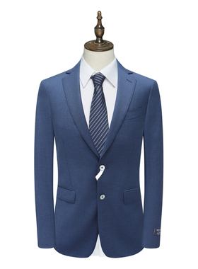 B1579鸟男春秋西服 绵羊毛110`S意大利面料两粒扣商务西装 221020