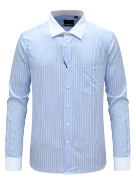 AB700歌男式春秋长袖衬衫 棉170'S意大利面聊百搭商务休闲上衣