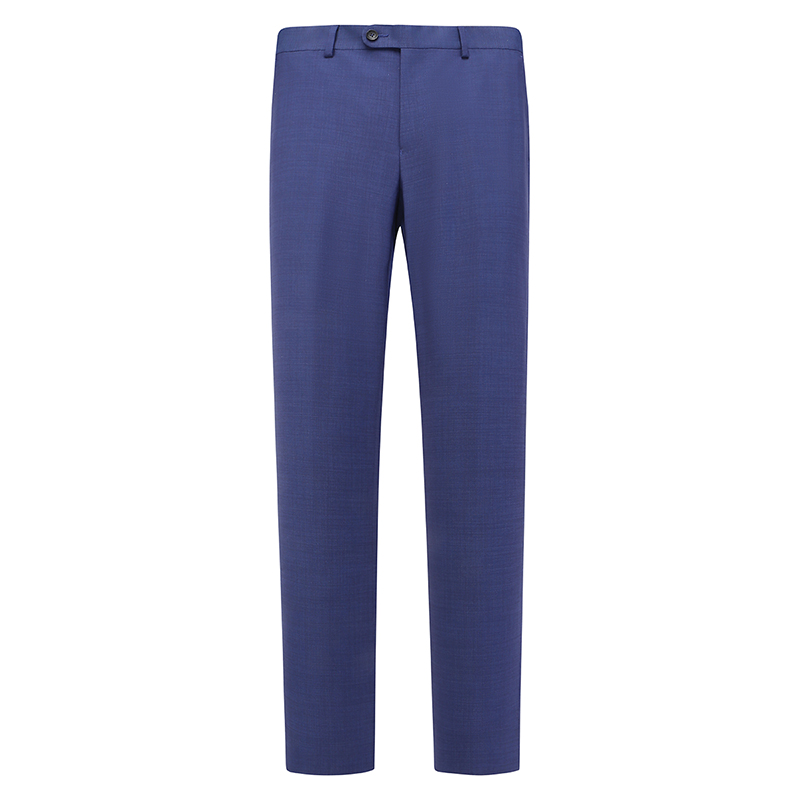 J1739鸟春秋款男式西裤 羊毛中腰修身商务休闲长裤 21F108