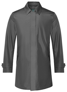 AL108澳L多L春秋厚度男式风衣 拉链休闲保暖防风外套 时尚都市