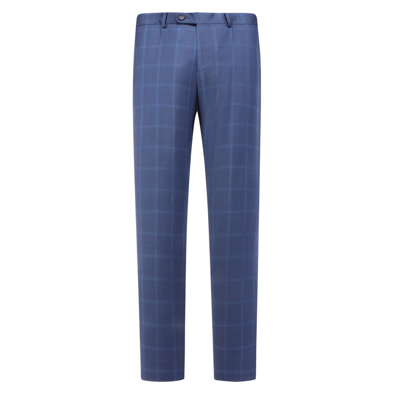 J1614鸟春秋款男式西裤 羊毛中腰修身商务休闲长裤 21F061