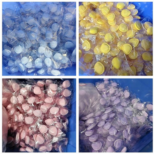 8个乔迟彩色小指套棉花糖粉扑rubycell化妆腮红遮瑕定妆拇指粉扑