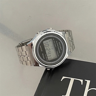 男女学生LED电子手表WR 手表多功能LED表 F91W钢带A159原宿风时尚