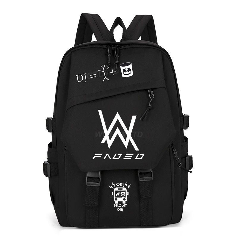 艾伦沃克联名书包男小学生三到六年级双肩包超轻便背包高颜值