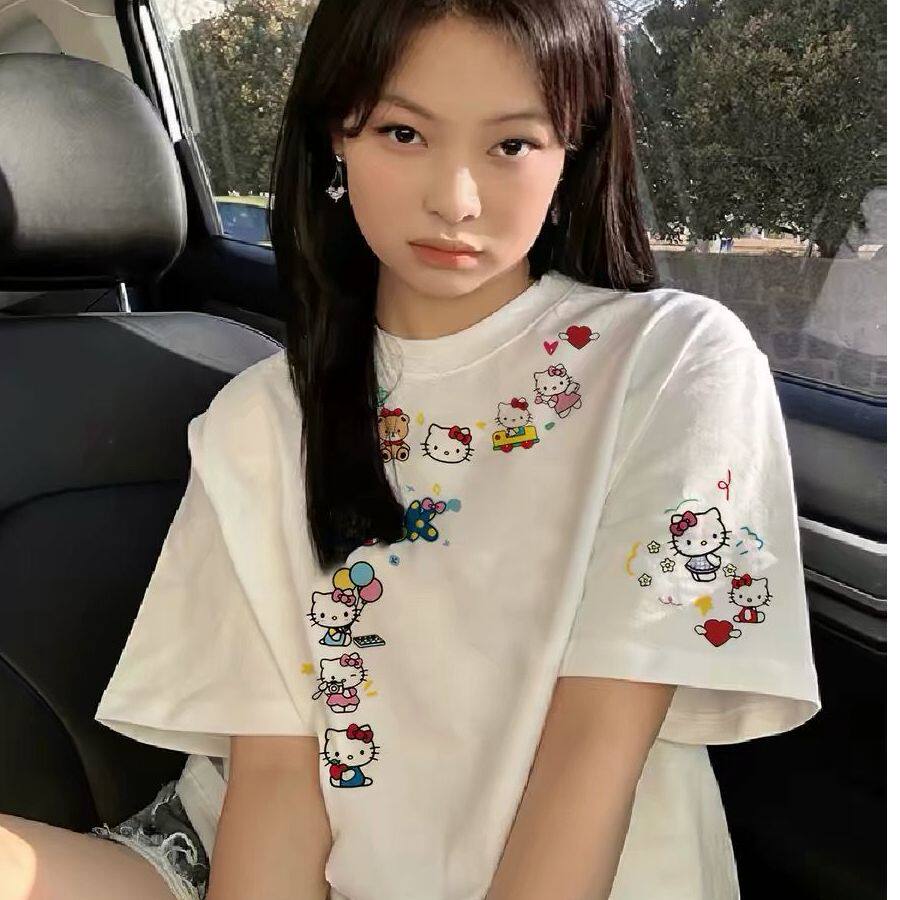 HelloKitty印花短袖T恤女夏新款