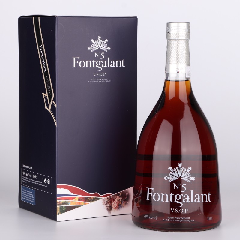 法国原瓶进口洋酒 福阁VSOP 5号白兰地  1000ML NO.5 fontgalant 酒类 白兰地/Brandy 原图主图