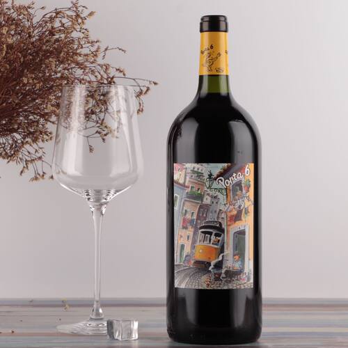 葡萄牙里斯本6号门牌红葡萄酒 大瓶装1.5L PORTA6 柔顺半干型