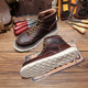 2025冬季 靴 休闲潮流百搭工装 新款 马丁靴男高帮英伦风复古真皮皮鞋