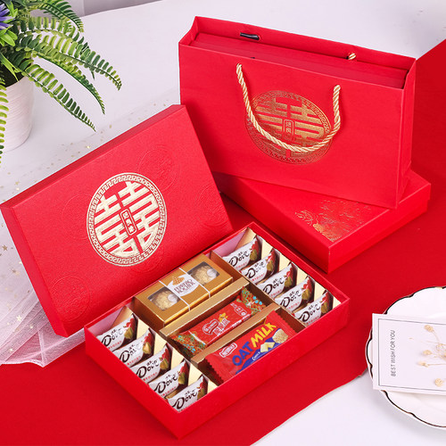 结婚喜糖伴手礼礼盒装宝宝满月