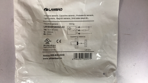 上海兰宝传感器    感应开关，接插件接近开关LR18XBF05DNO-E2 - 封面