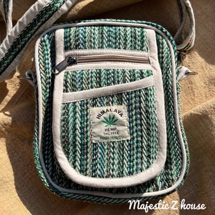 NEPAL HEMP尼泊尔手工麻制斜挎包嬉皮士摇滚民族风IG风handmade