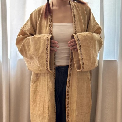 尼泊尔手工棉麻披肩上衣
