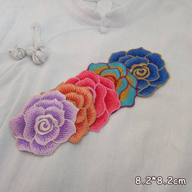 玫瑰花刺绣布贴小号衣服裤子补丁贴花补洞贴diy装饰服装辅料手缝,居家布艺,珠子/钻饰/花朵等配饰,淘宝优惠券,粉丝福利购,淘宝优惠卷