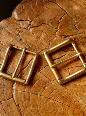 意大利产 进口实心黄铜 抛光皮带针扣 滚筒转轴皮带扣 30 35mm