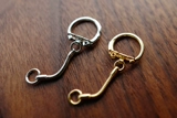 Японский металлический золотой брелок для ключей