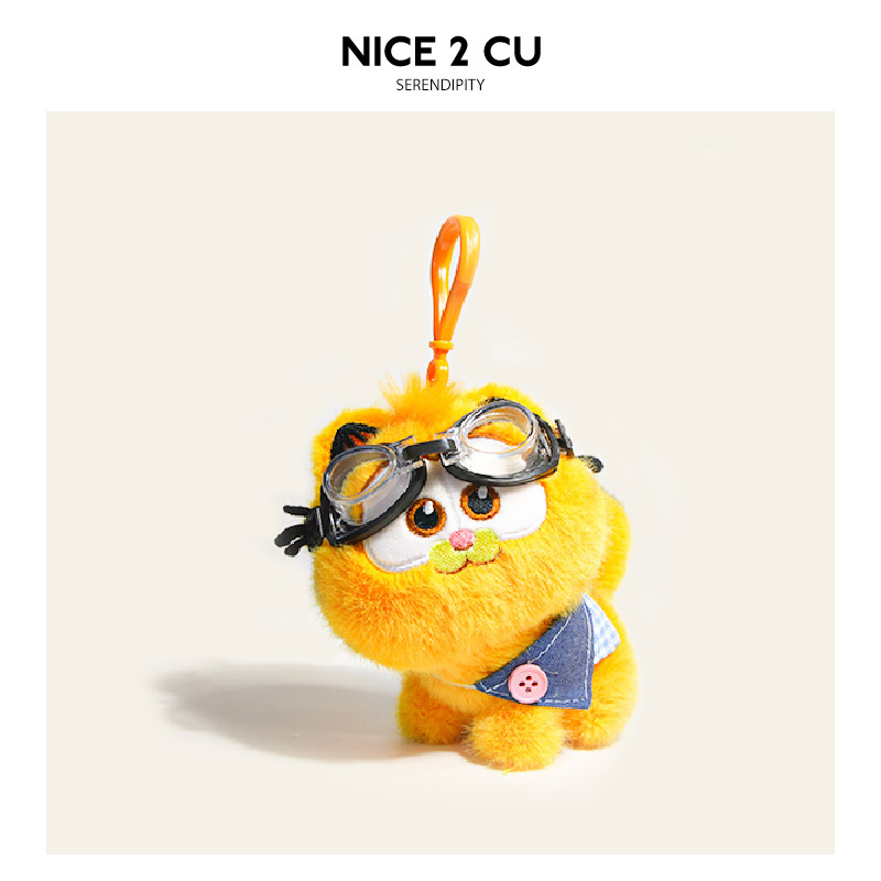 正版小加菲猫公仔毛绒玩具电影加菲猫家族同款Garfield猫咪玩偶