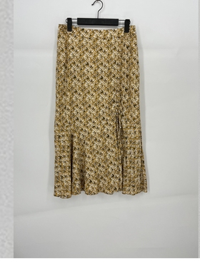 夏款 撤柜品牌 香T卡系列 休闲百搭舒适减龄长款半身裙女28033