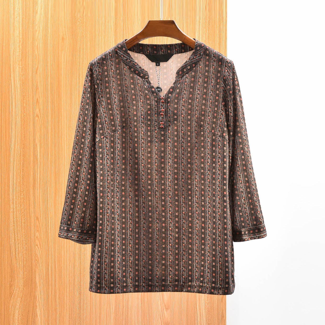 20秋冬款新款柔软舒适七分袖民