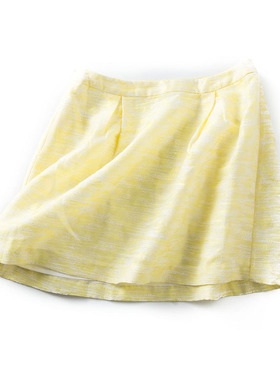 23春秋 深圳品牌 朗D 时尚双色甜美百搭伞裙半裙女 M1Q029E08L