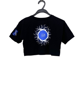 春秋款 JOJ**久童装 休闲舒适短款T恤上衣女童13256