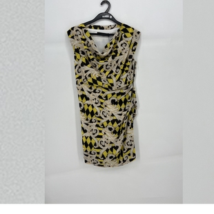 显瘦无袖 夏款 堆堆领修身 鑫M系列 连衣裙女04016 撤柜品牌