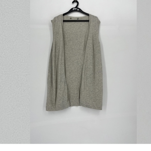 百搭休闲针织开衫 夏 无扣无袖 D系列 外搭女9614 撤柜品牌