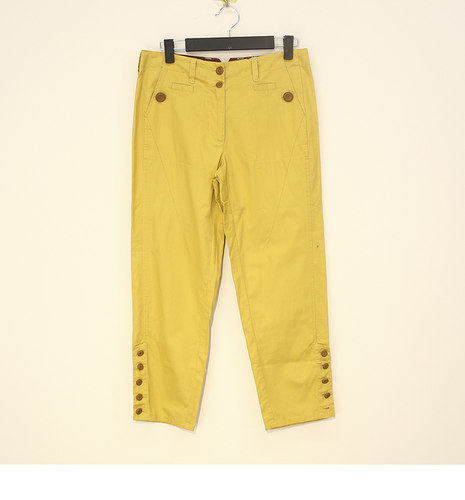 中腰款休闲八分裤舒适百搭