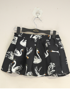 夏款 JOJ**久童装  俏皮减龄百搭松紧腰A字半身裙女 90251