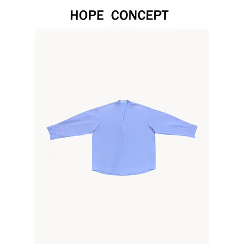 【五折福利】HOPECONCEPT自由又多面松弛感道袍男女同款衬衫24179