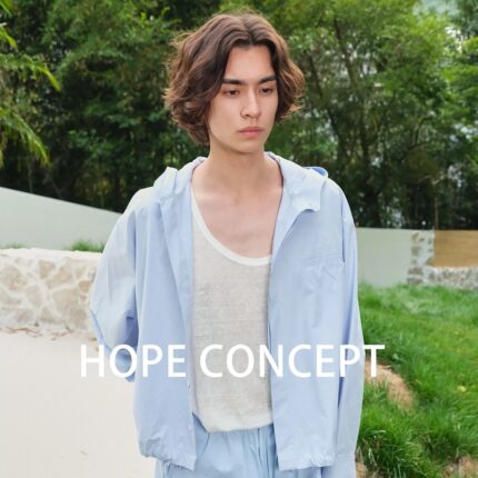 【五折福利】HOPECONCEPT本命氛围感夏日氛围衬衫男女同款25112