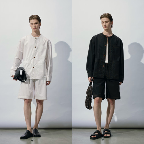 HOPECONCEPT不费力极简高级感 定制匹马棉明线衬衫男女同款#25214