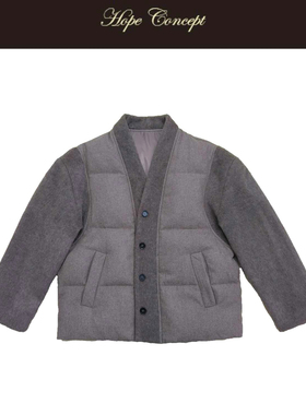 HOPECONCEPT中式静奢美学 奢级定制洛马绒鹅绒服外套大衣#AW05566