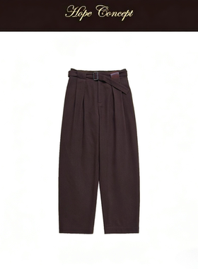 HOPECONCEPT拿捏质感老钱 定制奢级羊毛优雅腔调直筒西裤#AW05575
