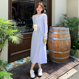 现货！25秋装时尚条纹连衣裙+T恤2件套套装278-37308-P120-K178，女装套装/套裙，三七家