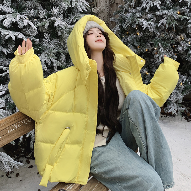 现货！鹅黄加厚脱卸袖马甲高性价比两穿羽绒服278-3770-P295K439，女装羽绒服，三七家