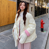 现货！时尚两面穿3件套短款羽绒服+围巾+手套278-3773-P290K439，女装羽绒服，三七家