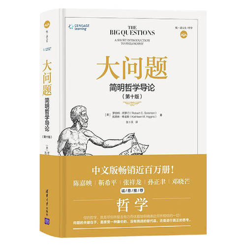 正版书籍 大问题 简明哲学导论 第十版 第10版 罗伯特所罗门 樊登推荐 哈佛耶鲁清华北大等高校哲学教材普及读本 清华大学出版社