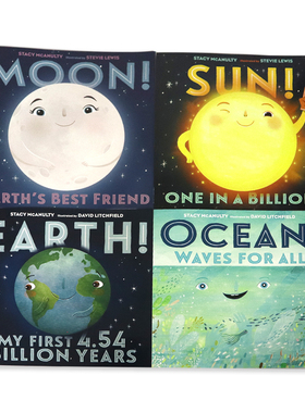 我们的宇宙系列 4册合售 英文原版 儿童科普知识读物 Our Universe  Books:  EARTH! MY FIRST 4.54 BILLIO
