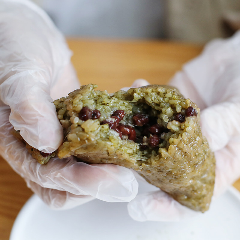 82轻食椰香抹茶蜜豆紫薯粽4只-非肉粽嘉兴农家手工豆沙粽子低脂