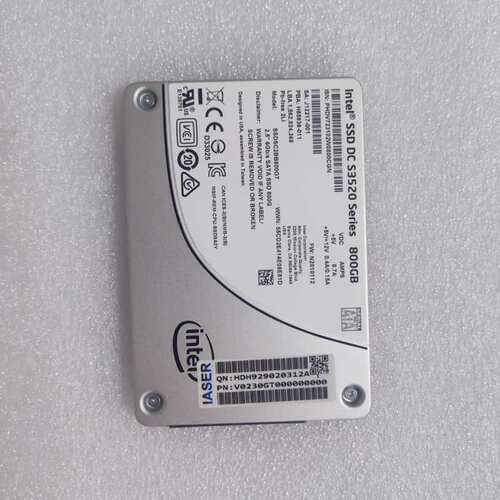 intel/英特尔＄3520 800G企业级MLC固态硬盘--议价商品