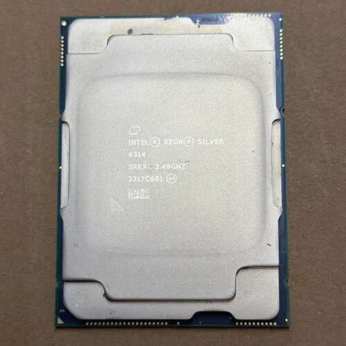 英特尔至强银牌4314 CPU，16核32线程，主频2.4G--议价商品
